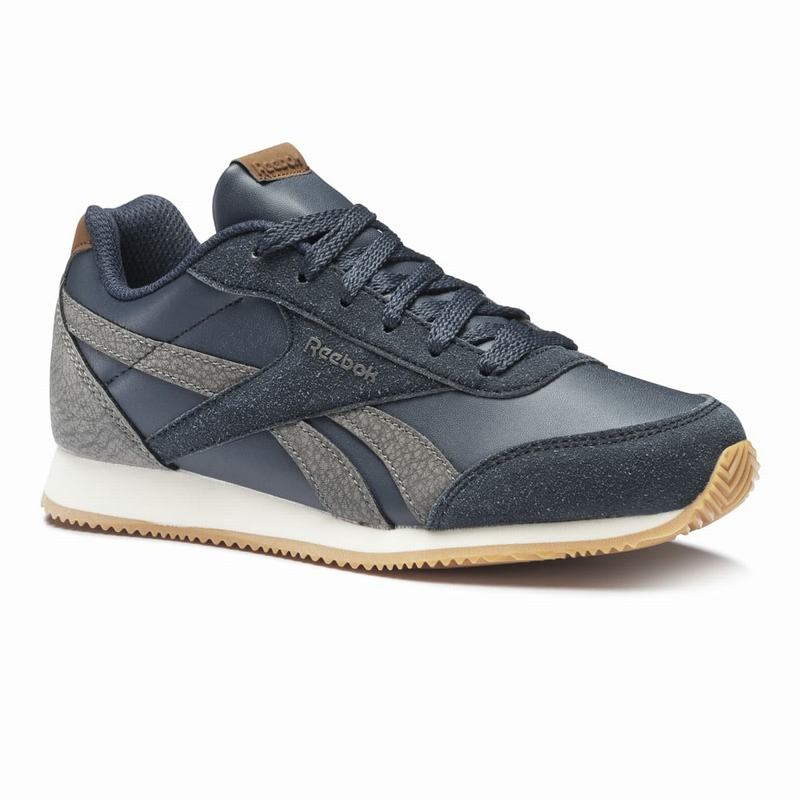 Tenisi Reebok Royal Classic Jogger 2.0 Baieti Bleumarin/Gri Inchis Romania YV2565GR